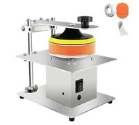 Máquina pulidora de Discos CD/DVD, máquina de Limpieza y reparación de Discos con 2 Almohadillas de Pulido, Velocidad Ajustable de 1000-6000 RPM, lijadora eléctrica de sobremesa de 200 W