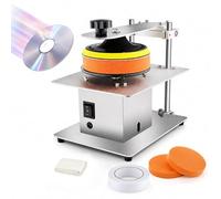 Máquina Pulidora De Discos Para La Restauración De CD, DVD Y VCD; Equipo Semiautomático De Reacondicionamiento De Superficies De 200 W Con Sistemi De Velocidad Variable; Herramienta De Acabado