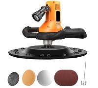 Máquina pulidora de hormigón eléctrica de 2880 W, máquina pulidora de paredes con varilla mezcladora, mezcladora de hormigón, 280-2800 RPM, línea eléctrica de 8 m