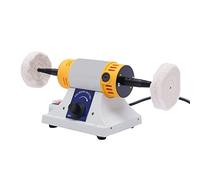 Máquina Pulidora de Joyas, 200W Esmeriladora de Banco, 10000 rpm Pulidora de Banco, Polishing Machines para Grabar/Pulir/Taladrar
