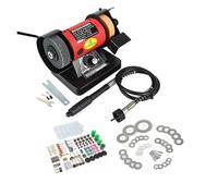 Máquina pulidora de joyas Amoladora de versatilidad de banco, amoladora eléctrica, máquina pulidora, pulidora for amoladora de banco, for joyería, máquina de molienda Dental Compacto, portátil, potent