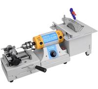 Máquina pulidora de joyas de 750 W, amoladora de rocas para joyas, tampón de rocas para gemas, pulidora de torno de banco multifunción, kits de herramientas pulidoras de bricolaje, 800-10000r/min