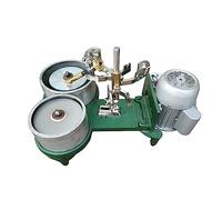 Máquina pulidora de joyas Máquina de pulido y pulido de ángulo de gemas de 250 W, máquina de facetas de doble disco, amoladora plana de doble cabezal Compacto, portátil, potente(5tons 2.5tons)