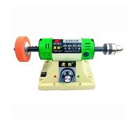 Máquina pulidora de joyas Máquina pulidora de banco eléctrico for joyería y gemas, pulidora de torno de escritorio, velocidad ajustable de 0 a 10000RPM, 750W Compacto, portátil, potente(Blanco)