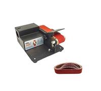Máquina pulidora de joyas Mini lijadora de banda eléctrica, máquina pulidora DIY, afilador de cuchillos, amoladora multifuncional, cortador, afilador de bordes Compacto, portátil, potente(Generation 2