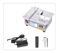 Máquina pulidora de joyas Mini sierra de mesa multifuncional, sierras eléctricas de escritorio, hoja de sierra elevable, sierra de banco, herramienta de corte DIY for el hogar, máquina cortadora Compa