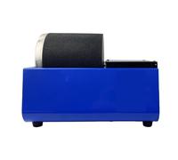 Máquina pulidora de joyas Pulidor De Joyas, Mini Tambor Único Para Cuentas Jade, Plata Y Oro, Máquina Lapidaria Metal Piedra ,para metales(Blue Non-adjustable speed)