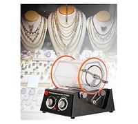 Máquina pulidora de joyas Pulidora de superficie de vaso rotatorio de 1Kg y 5Kg, máquina pulidora de tambor de joyería KT2000 KT6808, herramientas de acabado de minivaso Compacto, portátil, potente(Ca