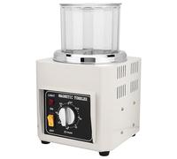 Máquina pulidora de joyas, pulidora magnética con capacidad de 400 g, velocidad de 2000 RPM para moler y pulir superficies de joyas, vidrio y tallas