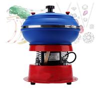 Máquina pulidora de joyas vibratoria, vaso de 8 pulgadas de 3.5 L con tapa, cable de alimentación de 1.5 m, adecuado para pulido en seco o húmedo, ideal para moler y acabado de joyas