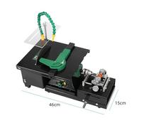 Máquina pulidora de joyería mejorada, torno de banco, pulidor de roca, Mini ajustable, multiusos, hogar for carpintería de Metal y gemas Para bricolaje(Option 2)