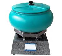 MáQuina Pulidora De Mangas, MáQuina Pulidora De VibracióN De Jade Para JoyeríA De 17 Pulgadas, MáQuina Desbarbadora De Metal, Para JoyeríA, Jade, Barril Vibratorio, Pulido Efectivo ,110V