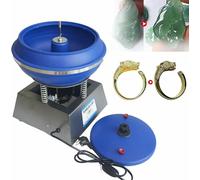 Máquina pulidora de mesa, vaso vibratorio para joyas y piezas de metal, mini pulidora eléctrica para gemas y manualidades de jade