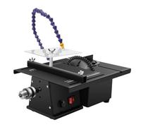 Máquina pulidora de tallado y corte for facetado de piedras preciosas, kit de pulidora de jade y piedras preciosas multifuncional de 7 velocidades, amoladora de banco
