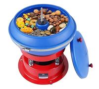 Máquina pulidora de vibración, tambor profesional de pulido de roca con capacidad de 3,5 L, barril amortiguador para piezas de metal, piedras preciosas, jade, joyería