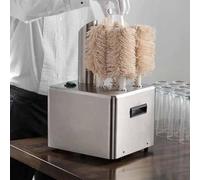 Máquina pulidora de vidrio, limpieza de 360° sin ángulos muertos, 330/660 tazas por hora, para bares y restaurantes
