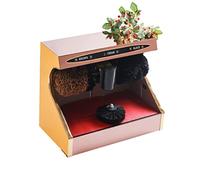 Máquina Pulidora De Zapatos Automática Multifunción De Piso, Pulidora De Zapatos Pos Para Zapatos De Negocios De Hotel De Doble Motor, Para Limpieza De Zapatos Eléctricas De Bancos De Hoteles Fa