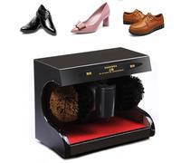 Máquina pulidora de zapatos eléctrica comercial, brillo automático de zapatos de 1400 RPM con salida de aceite de pinball, para el hogar, hotel, banco, entrada, centro de ventas