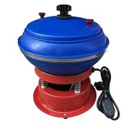 Máquina pulidora eléctrica de joyería con vaso vibratorio, cuenco de roca de 8 pulgadas para pulido vibratorio, 130 W, capacidad de 6.2 L, ideal para hacer joyas y manualidades