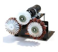Máquina pulidora eléctrica para cuentas, limpieza totalmente automática de nogal y máquina de cuentas de pátina, clip ajustable de 0,5 a 6 mm