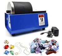 Máquina Pulidora Eléctrica Para Rocas, Pulidora De Piedras Preciosas Con Barril De Goma A Prueba De Fugas, Barril Con Reducción De Ruido/tracción Doble, Máquina De Piedras Diy Para Geología