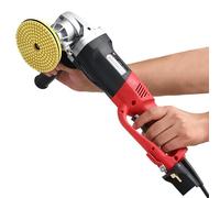 Máquina pulidora húmeda de suelo de piedra - Pulidora de molino de agua con sistema de inyección de agua para mármol | Herramienta lijadora profesional