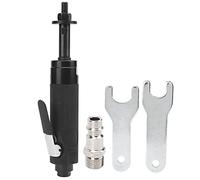 Máquina pulidora neumática Pulidora de lijado de aire recta de mano Amoladora Entrada de aire de 1/4 pulg. Para esquinas de madera Muebles Grabados Joyería Acero de aleación 240 mm (Estilo de la UE)