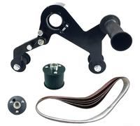 Máquina pulidora para tubos redondos de acero inoxidable con función de fijación de amoladora de lijado accionada por correa (B)