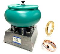 Máquina Pulidora Por Vibración 17 Pulgadas,Máquina Pulidora Vibratoria Con Vaso Roca,Fuerte Y Estable,Para Pulir Y Pulir La Superficie Pieza Trabajo,Accesorios De Joyería