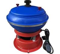 Máquina pulidora vibratoria de cuenco de roca, vaso vibratorio eléctrico de 8 pulgadas, 130 W 6.2 L máquina pulidora