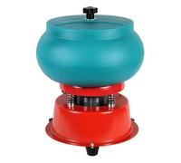 Máquina pulidora vibratoria para joyas, tambor vibratorio de 5 litros para moler y bruñir, herramienta fácil de usar para principiantes y profesionales, 12 pulgadas