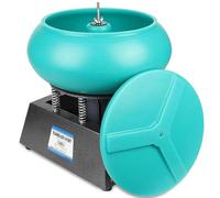 Máquina pulidora vibratoria para piedras volteadoras, motor de alta potencia de 250 W, ideal para aficionados y profesionales en la fabricación de joyas