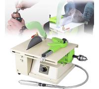 Máquina pulidora y facetadora de joyas, velocidad ajustable de 500-7000 RPM para corte y molienda de precisión de gemas, jade y piedras, con mango mecánico para un mejor control