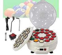 Máquina pulidora y limpiadora de Bolas de Billar 2 en 1, automática, para 16 y 22 Bolas, Ideal para Hombres.
