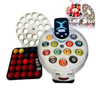 Máquina pulidora y limpiadora de Bolas de Billar | Máquina de Limpieza automática con Pantalla táctil e indicaciones de Voz | Carcasa de Alta Resistencia para el Mantenimiento de Bolas de bi