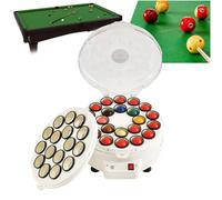 Máquina pulidora y limpiadora de Bolas de Billar, máquina de Limpieza de Billar, pulidora de Bolas de Billar 2 en 1, máquina de Limpieza de 16/22 Bolas de Billar automática C