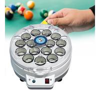Máquina pulidora y limpiadora de Bolas de Billar. Máquina de Limpieza de Bolas de Billar para el hogar. La máquina pulidora y limpiadora automática de Bolas de Billar de 16/22 Pulgadas es ad