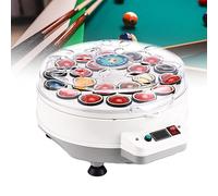 Máquina pulidora y limpiadora de Bolas de Billar, máquina limpiadora de Bolas de Billar, máquina pulidora eléctrica, Lavadora automática para 16/22 Bolas, Placas de Uso 220 V, 22 Bal