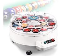 Máquina pulidora y limpiadora de Bolas de Billar Profesional - Máquina pulidora automática para Limpiar, pulir y cuidar Bolas de Billar de 16/22 Pulgadas - Balistas de Billar a Prueba de Bal