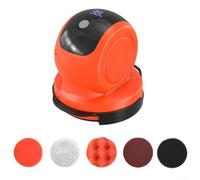 Máquina Pulir Rotativa 4000mAh para batería Larga Duración Máquina | 3 velocidades ajustables, pantalla LCD clara, control para preciso, para ideal para cera y pulimento, ergonómico