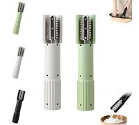 Máquina ralladora de coco eléctrica, rallador de coco eléctrico de mano con rallador giratorio antisalpicaduras, rallador raspador de coco portátil y trituradora peladora for cocina(White+green)