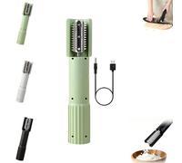 Máquina ralladora de coco eléctrica, rallador de coco eléctrico de mano con rallador giratorio antisalpicaduras, rallador raspador de coco portátil y trituradora peladora for cocina(Green)