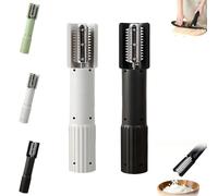 Máquina ralladora de coco eléctrica, rallador de coco eléctrico de mano con rallador giratorio antisalpicaduras, rallador raspador de coco portátil y trituradora peladora for cocina(White+black)