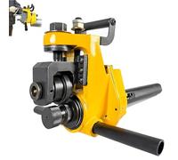 Máquina ranuradora por laminación, máquina prensadora manual de bordes de tubos con profundidad ajustable, ranuradora por laminación de acero inoxidable clasificada a mano