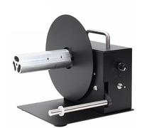 Máquina rebobinadora automática de etiquetas, rebobinado bidireccional, velocidad ajustable de 1 a 8 pulgadas, diámetro del rollo de 180 mm, ideal para etiquetas de ropa, códigos de barras