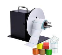 Máquina rebobinadora automática de etiquetas, velocidad ajustable para una gestión eficiente de etiquetas en logística, oficina, almacén