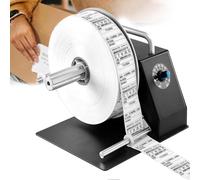 Máquina rebobinadora automática, impresión de código de barras, velocidad ajustable de 1 a 8 pulgadas/s, ajuste automático de barra de presión, diámetro de rebobinado de 150 mm, ancho máximo de