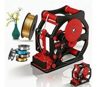 Máquina rebobinadora de filamentos para impresión 3D, rebobinadora eléctrica con parada de arranque inteligente, devanador de filamento universal para bobinas de 1 kg, funciona con PLA PETG ABS