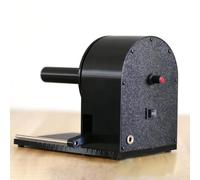 Máquina rebobinadora eléctrica de etiquetas para etiquetas de ropa, códigos de barras, fábricas de ropa y alimentos, soporta anchos de rollo de 25 mm/40 mm/76 mm de hasta 110 mm