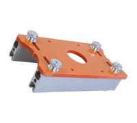 Máquina recortadora de 65 mm, soporte 2 en 1, sujetadores invisibles, para armario, armario, panel, punzonadores, localizadores de aluminio, sujetadores que ahorran espacio